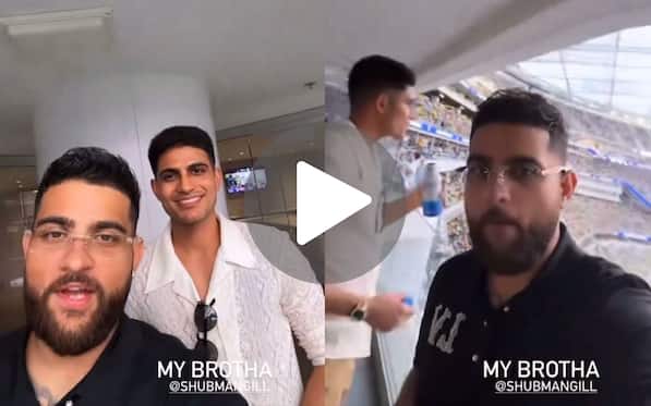 Shubman Gill Spotted With 'Winning Speech' Singer Karan Aujla At During Copa America Game
